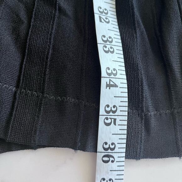 Sandro Croisette racing stripe pleated midi skirt size 2/US M - Picture 9 of 11